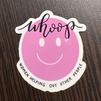 whoop smiley sticker
